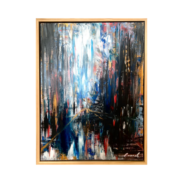 Reflection | Acrylic on canvas with frame