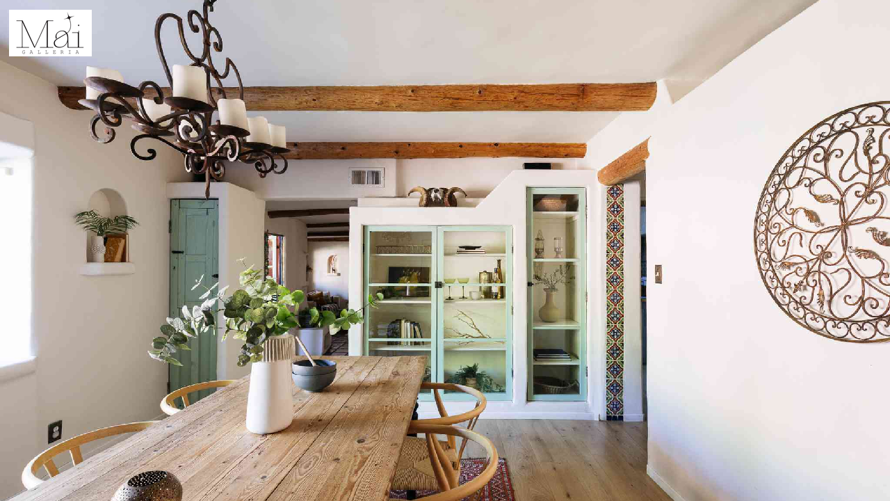 Rustic theme home decor incorporates wood, leaves, stone, and other organic materials to create a peaceful ambiance Rustic theme home decor incorporates wood, leaves, stone, and other organic materials to create a peaceful ambiance