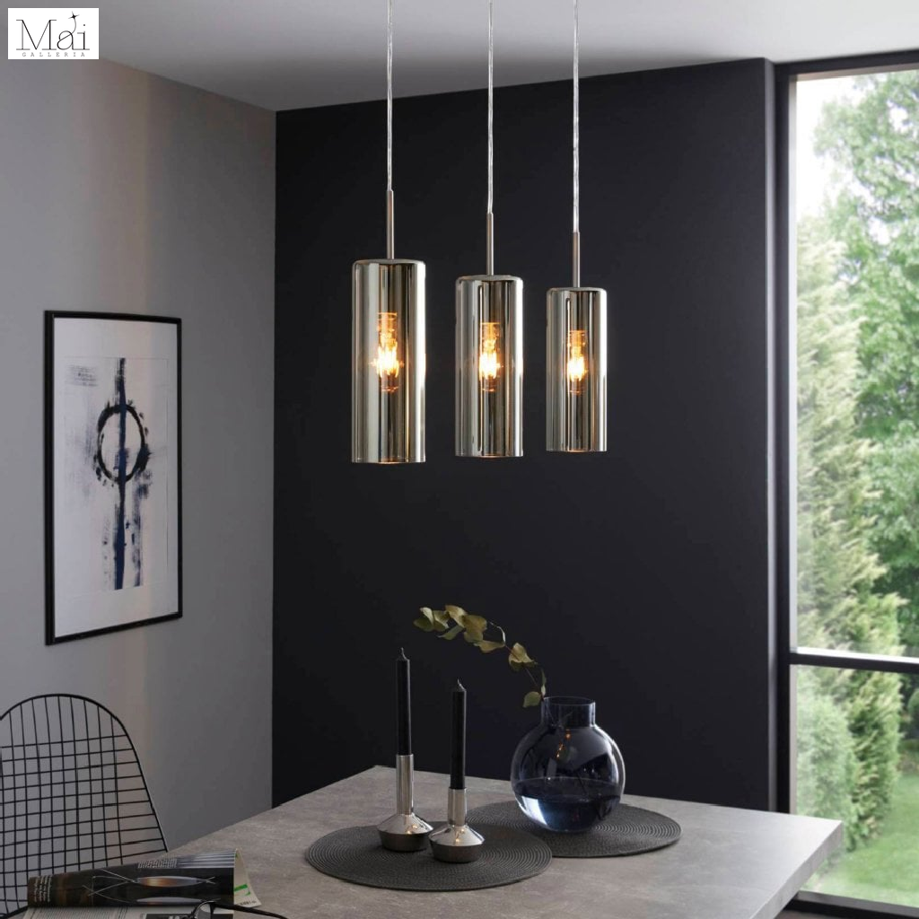 Infuse your living room with boldness and style by choosing these cylindrical decorative hanging lights. Infuse your living room with boldness and style by choosing these cylindrical decorative hanging lights.